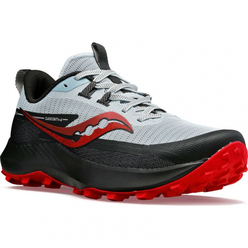 Saucony Peregrine 13 Trail Løpesko Herre Hvite Svarte | OSLO FMYIUX