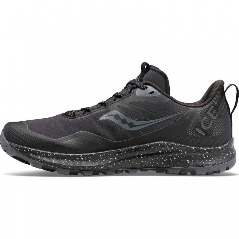 Saucony Peregrine ICE+ 3 Løpesko Herre Svarte | OSLO PTSWCM