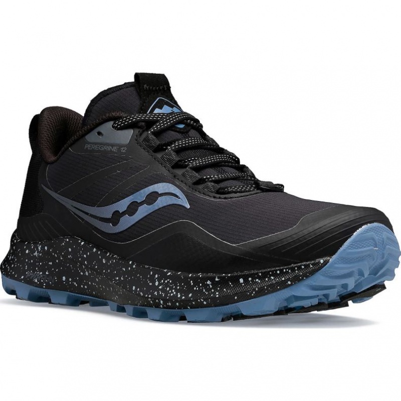 Saucony Peregrine ICE+ 3 Trail Løpesko Dame Svarte | OSLO RUGQBM