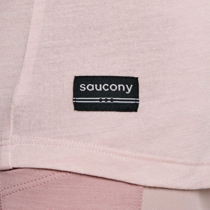 Saucony Peregrine Merino Long Sleeve T-Skjorte Dame Rosa | OSLO NKHZLA