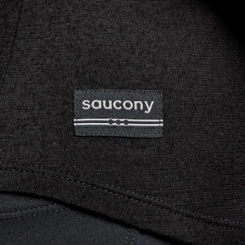 Saucony Peregrine Merino Long Sleeve T-Skjorte Dame Svarte | NORGE OKHAFP