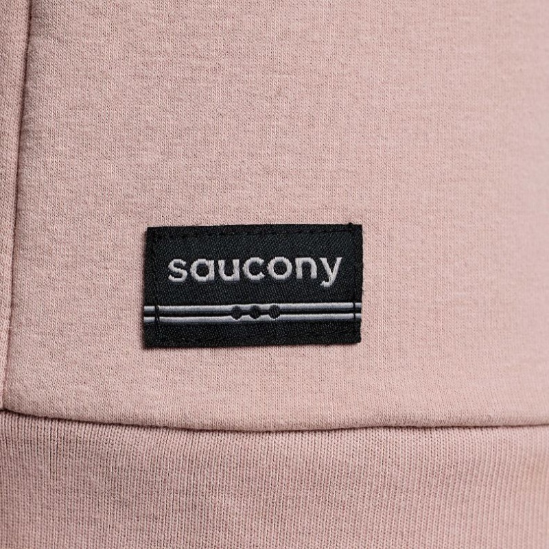 Saucony Recovery Zip Tunic Hettegenser Dame Rosa | NORGE VQJDKX