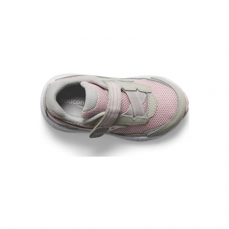 Saucony Ride 10 Jr. Sneakers Lite Barn Rosa Grå | NORGE UNTASY