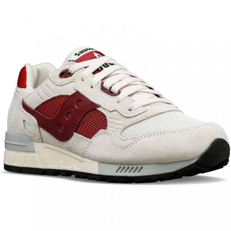 Saucony Shadow 5000 Sneakers Herre Hvite Rød | NORGE CEIYPO