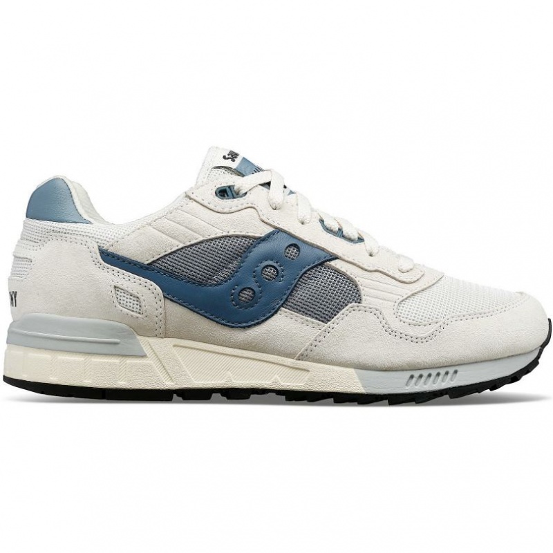 Saucony Shadow 5000 Sneakers Herre Hvite Blå | OSLO BWGQNK