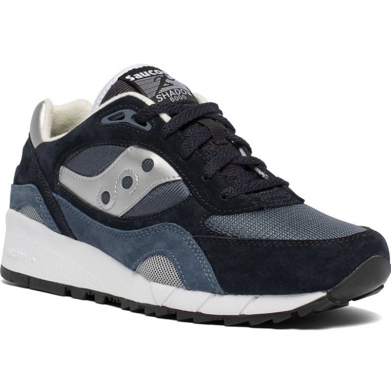 Saucony Shadow 6000 Sneakers Dame Marineblå Sølv | OSLO SDFGIH