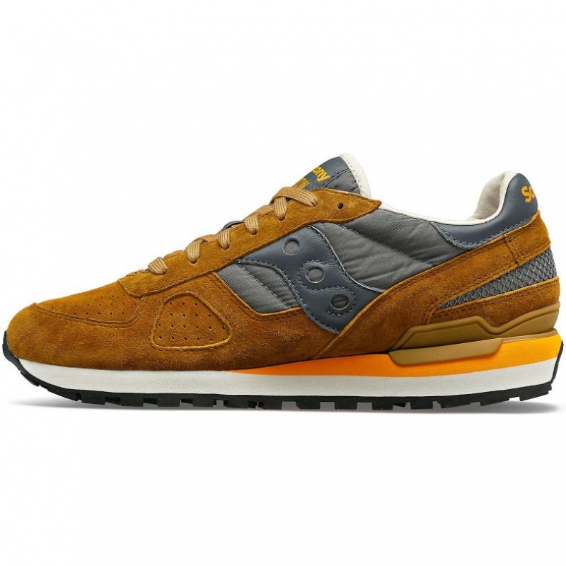 Saucony Shadow Original Premium Sneakers Dame Brune Grå | NORGE KPWFNU