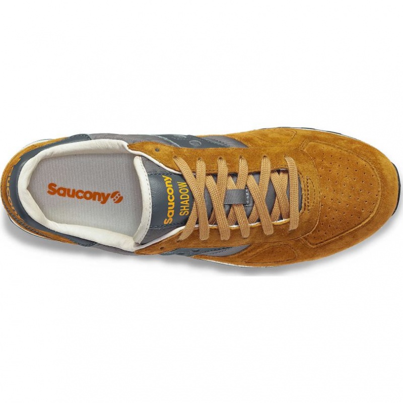 Saucony Shadow Original Premium Sneakers Dame Brune Grå | NORGE KPWFNU