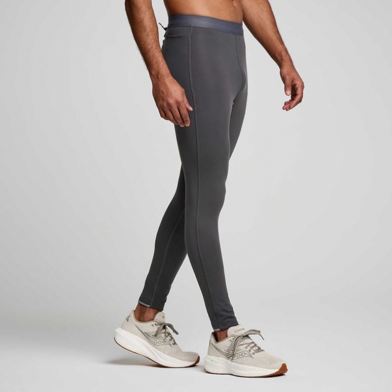 Saucony Solstice Tights Herre Grå | NORGE BEKWLZ