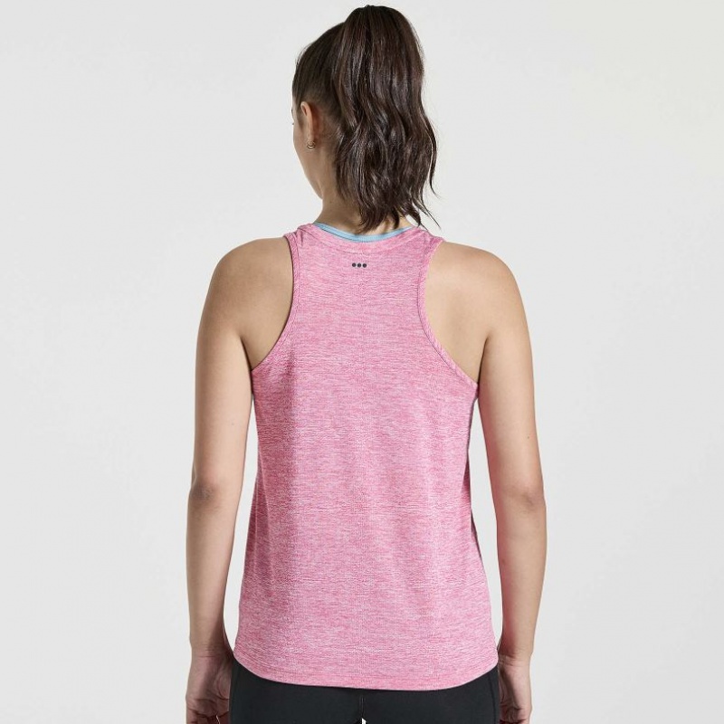 Saucony Stopwatch Singlet Dame Lilla | NORGE HSWRLI