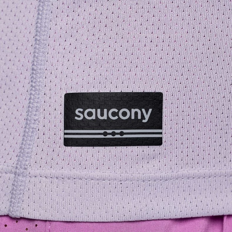 Saucony Stopwatch Singlet Dame Lilla | OSLO MYUXGS