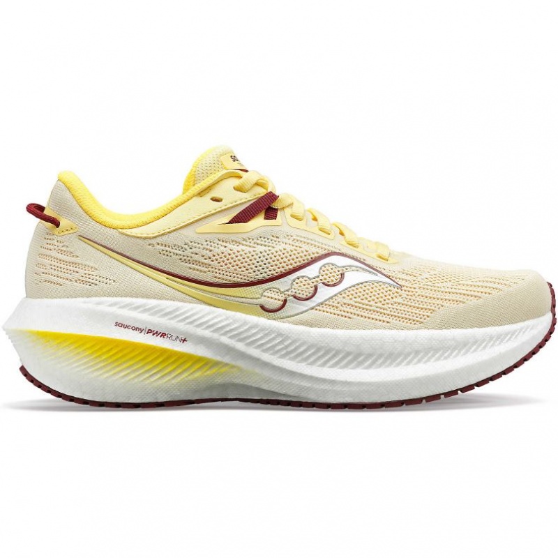 Saucony Triumph 21 Løpesko Dame Gul | NORGE ZBICPQ