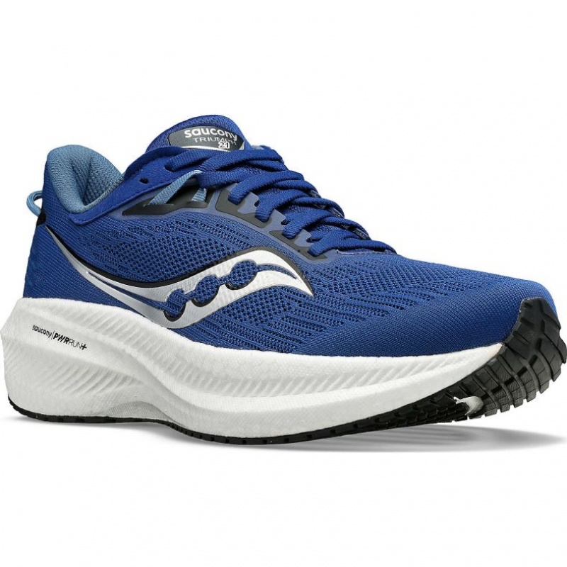 Saucony Triumph 21 Løpesko Herre Indigo | OSLO RDSATW