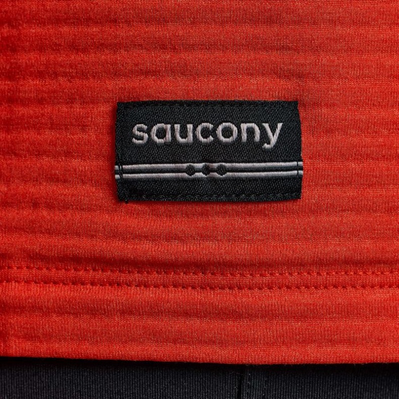 Saucony Triumph 3D Crew Sweatshirt Herre Oransje | NORGE YBGDTW