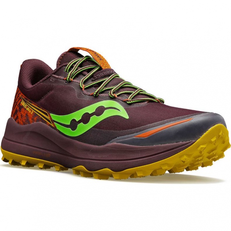 Saucony Xodus Ultra 2 Trail Løpesko Herre Burgunder | OSLO VHWPAC